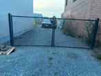 Tuinpoort, Tuin en Terras, Ophalen, Staal, Zo goed als nieuw, Draaipoort