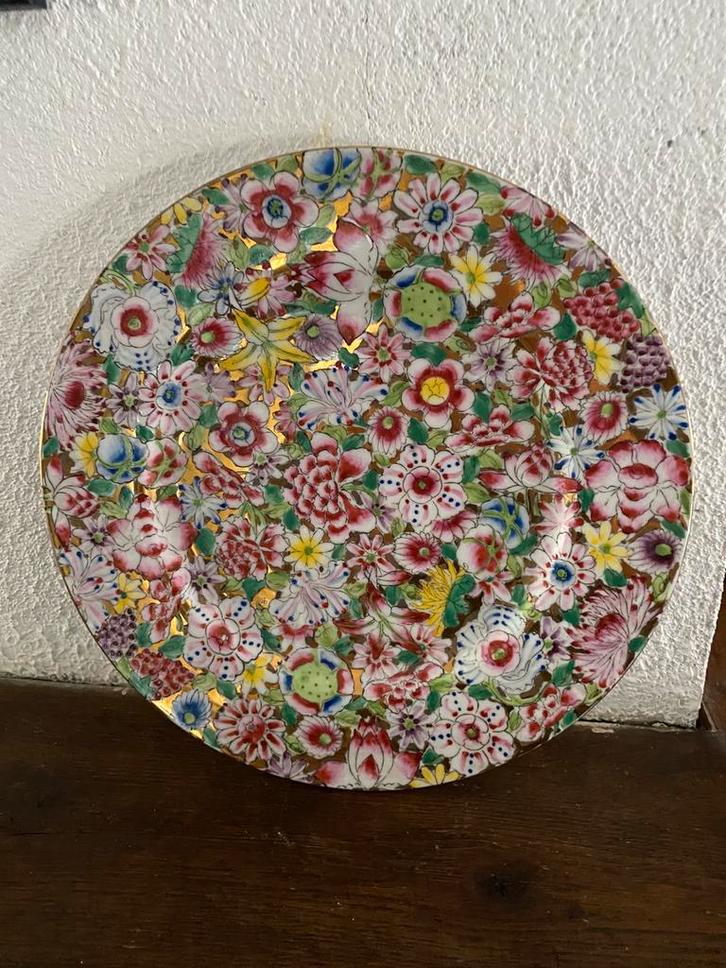 Mooi chinees bord in zeer goede staat 25 cm, Huis en Inrichting, Woonaccessoires | Wanddecoraties, Zo goed als nieuw, Ophalen