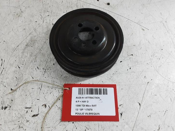 VILEBREQUIN POULIE A1 Sportback (8XA / 8XF) (038105243M), Autos : Pièces & Accessoires, Freins & Transmission, Audi, Utilisé