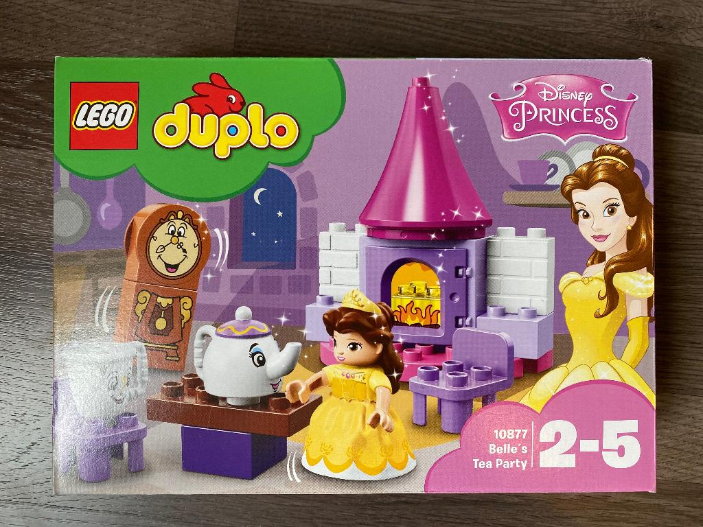 Lego Duplo Disney - Belles Theekransje 10877, Ophalen, Compleet, Zo goed als nieuw, Complete set