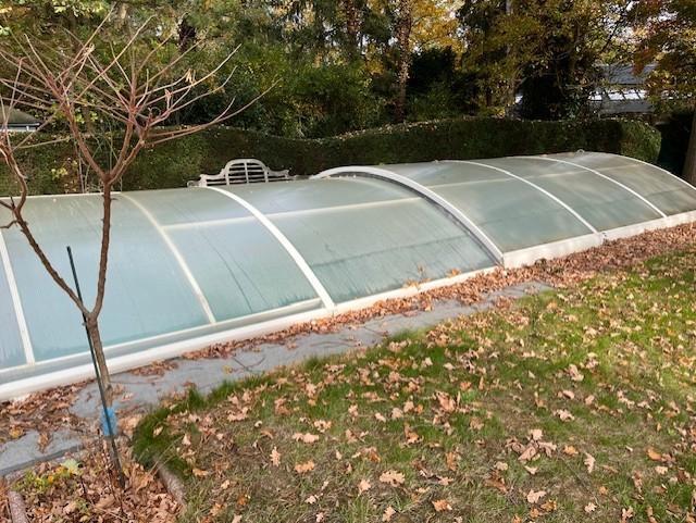 Zwembadoverkapping - Abrisud, Tuin en Terras, Zwembad-toebehoren, Gebruikt, Overige typen, Ophalen