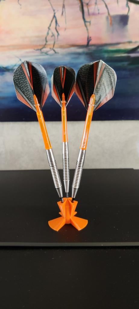 Dartpijlen Amberjacks 24 gram 90 % Tungsten, Ophalen, Zo goed als nieuw, Pijlen