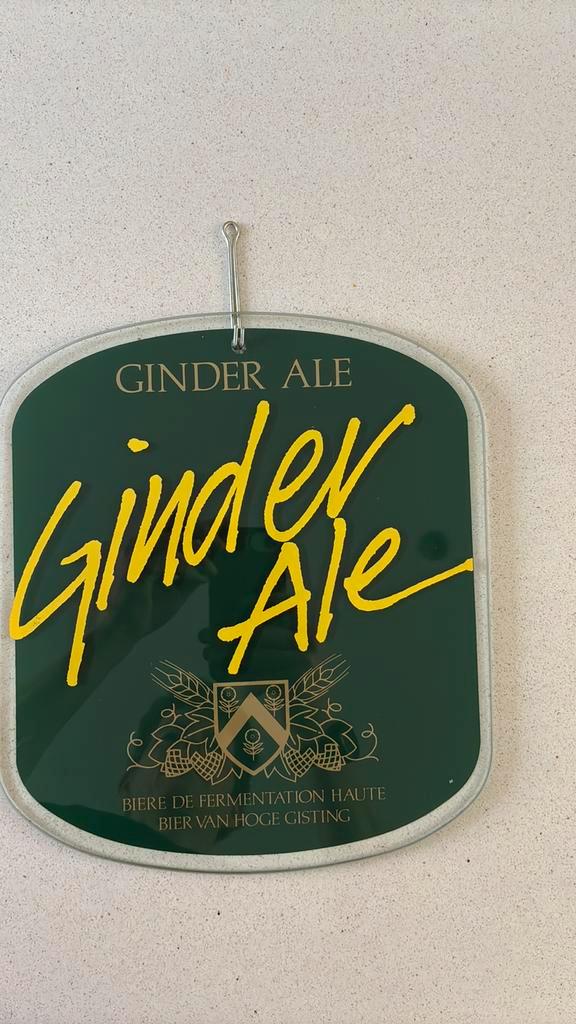 Publicité Glass Grinder Ale, Collections, Marques de bière, Comme neuf, Enlèvement