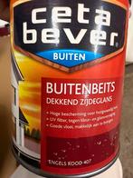 Cetabever dekkende beits Engels rood 0,75liter, Ophalen of Verzenden, Nieuw, Materiaal