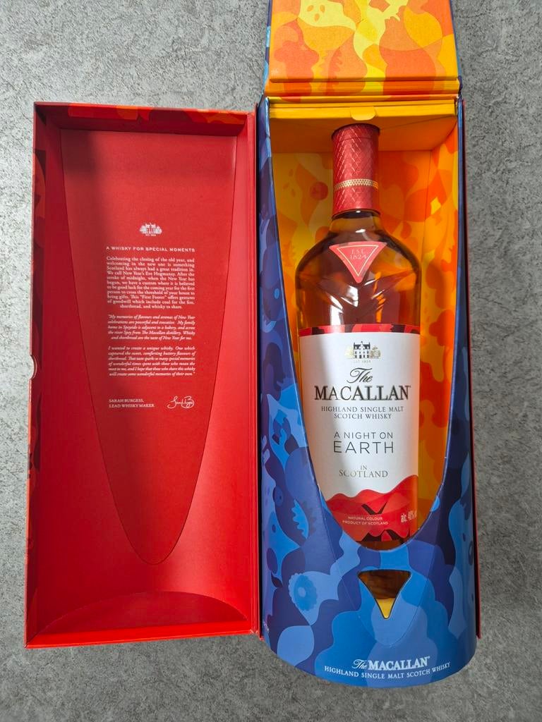 Whisky Macallan A night on earth 2021, Ophalen of Verzenden