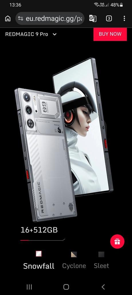 ZTE Nubia Red Magic 9 Pro — gaming smartphone, Telecommunicatie, Mobiele telefoons | Overige merken, Ophalen of Verzenden