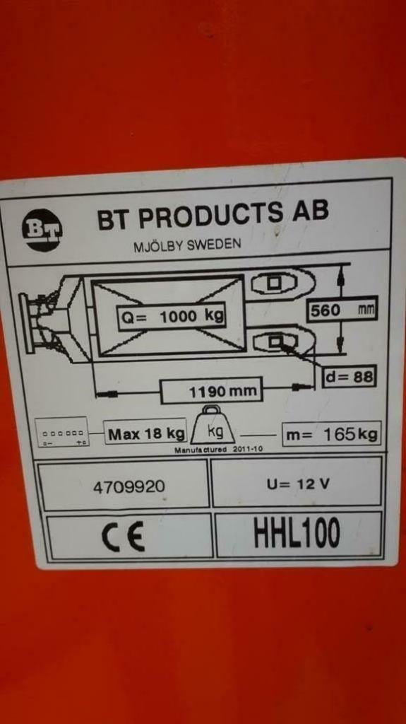 BT TRANSPALLET, Ophalen, Zo goed als nieuw