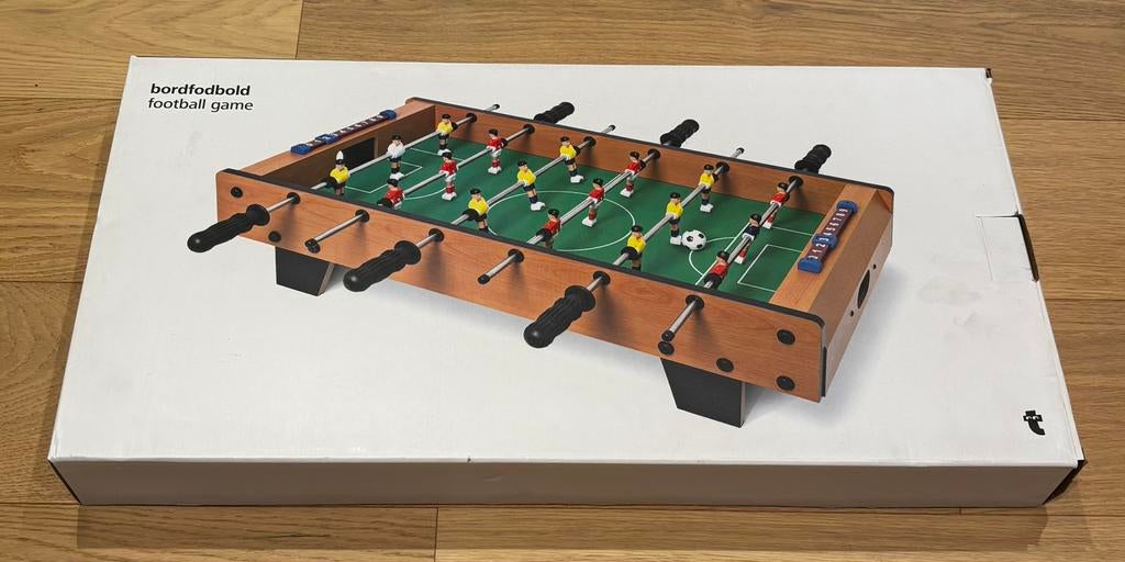 Tafel voetbalspel in hout 70cm nieuw, Ophalen, Nieuw