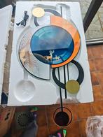 Nieuwe design wandklok met slinger – digitaal display – in d, Antiek en Kunst, Ophalen of Verzenden