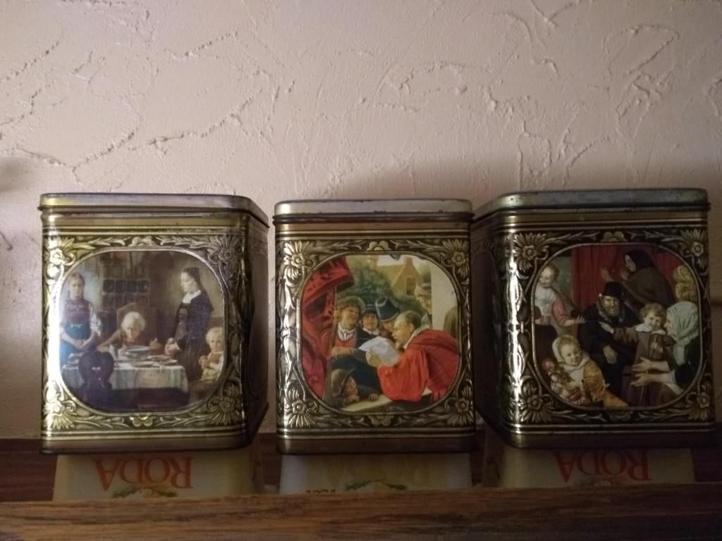 boite en métal ancienne, Collections, Enlèvement