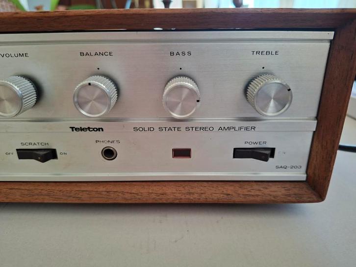 Teleton versterker SAQ-203, Audio, Tv en Foto, Buizenversterker, Versterker, Ophalen of Verzenden
