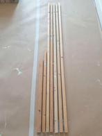 7x massief balk schaaflat steigerhout vuren 12m +/- 34x34mm, Enlèvement, Épicéa, Poutre