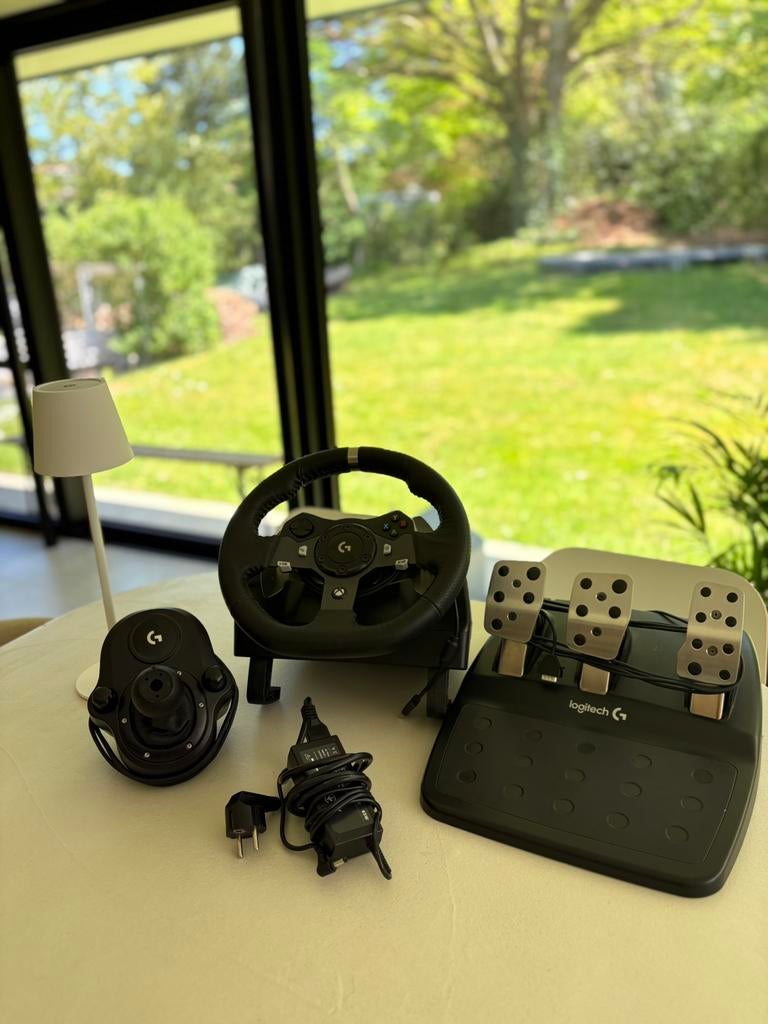 Logitech - G920 gaming stuur, Consoles de jeu & Jeux vidéo, Consoles de jeu | Xbox | Accessoires, Enlèvement, Comme neuf, Contrôleur