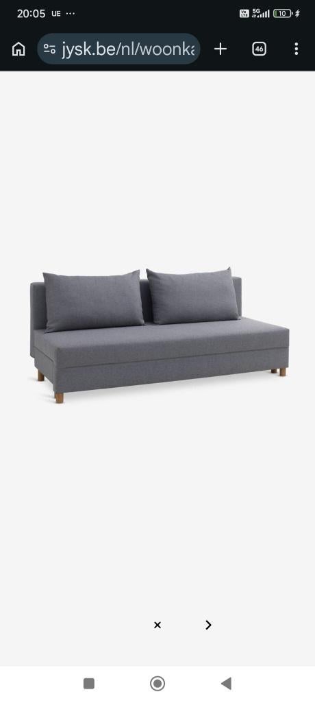 CANAPÉ-LIT IKEA NORSMINDE, Gris, Enlèvement, 190 cm ou moins, 140 cm