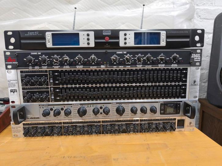 19" toestel dbx - Dap - TC electronic - Behringer, Audio, Tv en Foto, Professionele apparaten, Audio, Ophalen of Verzenden