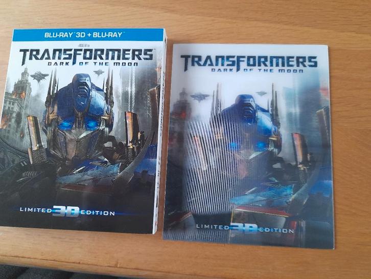 transformers Dark of the Moon 3D hong Kong steelbook, Cd's en Dvd's, Blu-ray, Zo goed als nieuw, Science Fiction en Fantasy, 3D
