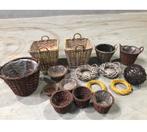 Lot de paniers et courronnes, Comme neuf, Enlèvement, Panier, Autres matériaux