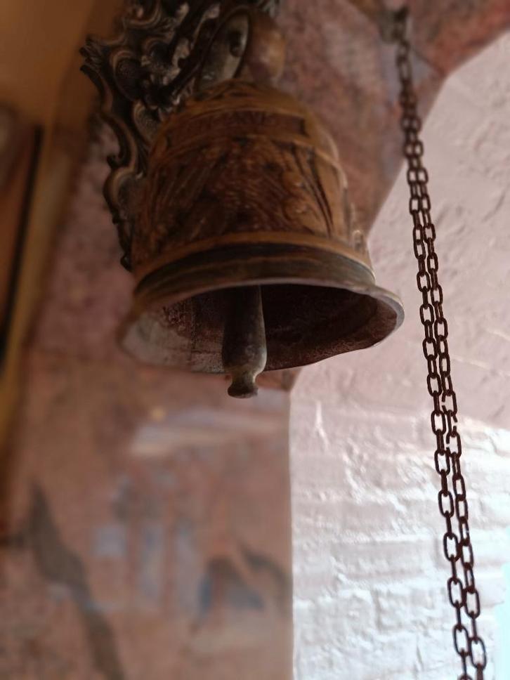 Muurklok, Antiek en Kunst, Antiek | Brons en Koper, Brons, Ophalen of Verzenden