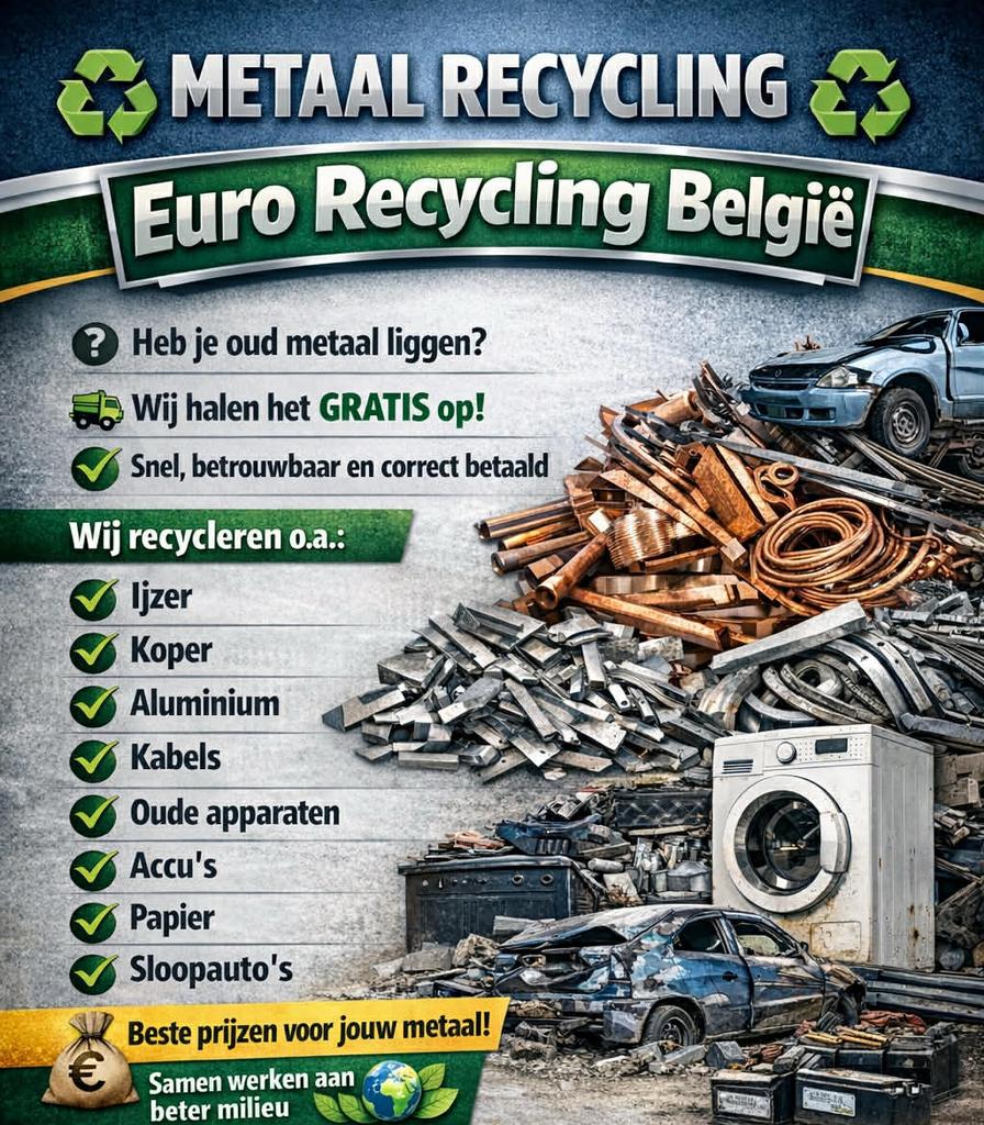 Gratis ophaling oud ijzer sloop auto,s schroot oudpapier, Enlèvement, Comme neuf, Aluminium