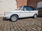 VW Golf mk1 Cabrio, Autos, Cuir, Cabriolet, Noir, 2 portes