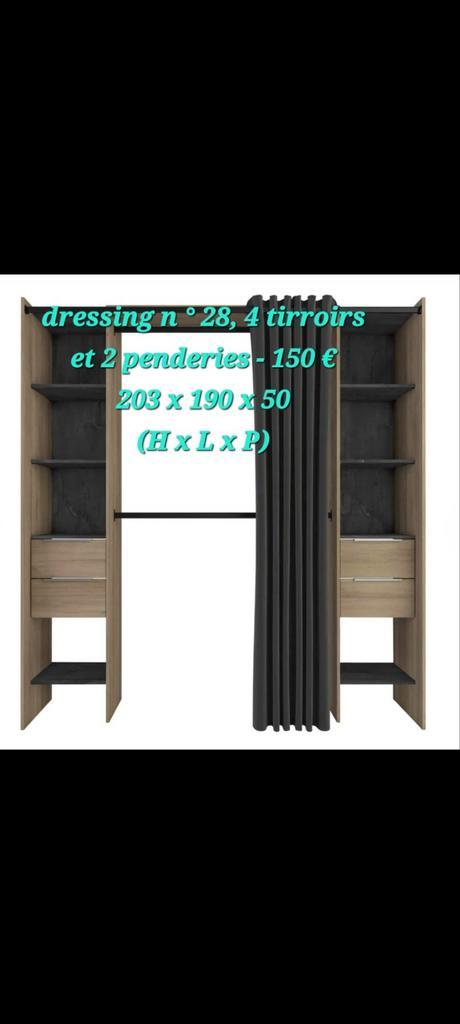 Dressings (vends,  livre et installe), Maison & Meubles, Armoires | Penderies & Garde-robes, Neuf, 200 cm ou plus, 150 à 200 cm