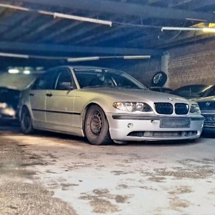 BMW E46 320d Drift Project 
Stage 1 200pk, Auto's, BMW, Particulier, 3 Reeks, Diesel, Euro 4, Handgeschakeld, Zilver of Grijs