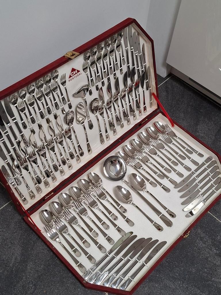 Ménagère 12 personnes. Complète. Neuf, Antiquités & Art, Antiquités | Couverts, Enlèvement