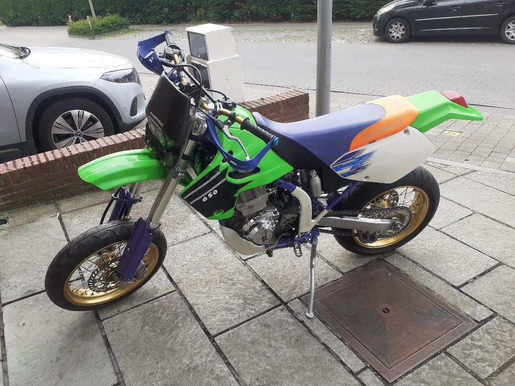 Kawasaki KLX 650 Super Mot, Sportuitlaat, Occasion, Particulier, Handgeschakeld