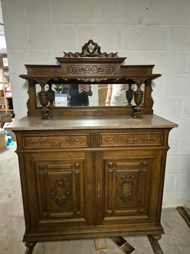 Eiken buffetkast, Antiek en Kunst, Antiek | Meubels | Kasten, Ophalen