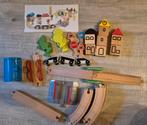 Grote houten treinset (+/- 150-delig = alle foto´s samen), Kinderen en Baby's, Ophalen, Zo goed als nieuw
