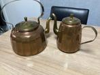 Koperen waterketel en koffiepot, Antiek en Kunst, Ophalen of Verzenden, Koper