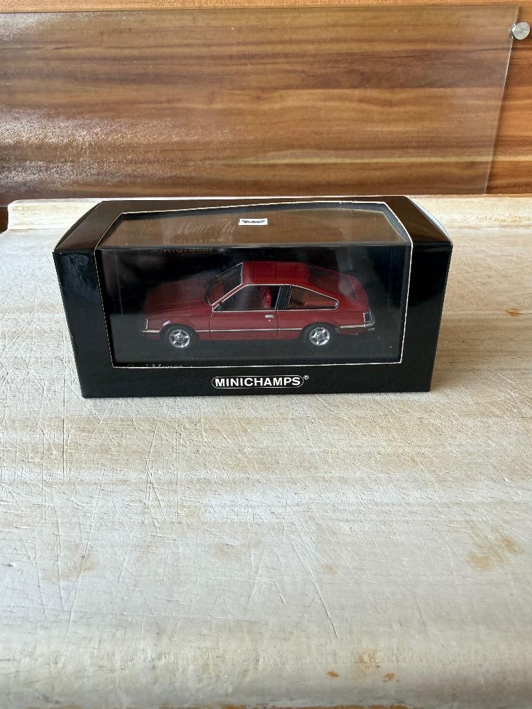 Minichamps Opel Monza 1980 Karminrot 1 of 1536 stuks, Envoi, Neuf, Voiture, MiniChamps