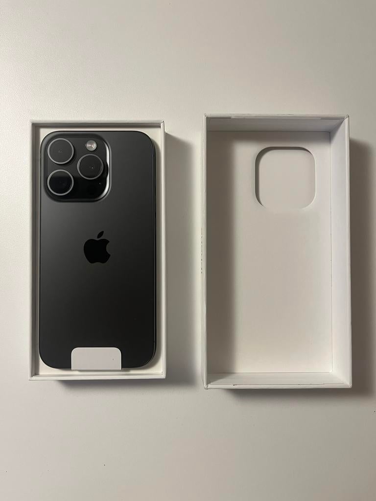 Iphone 15 Pro (256Go) Noir, Télécoms, Téléphonie mobile | Apple iPhone, Enlèvement ou Envoi, Sans abonnement, Sans simlock, 100 %