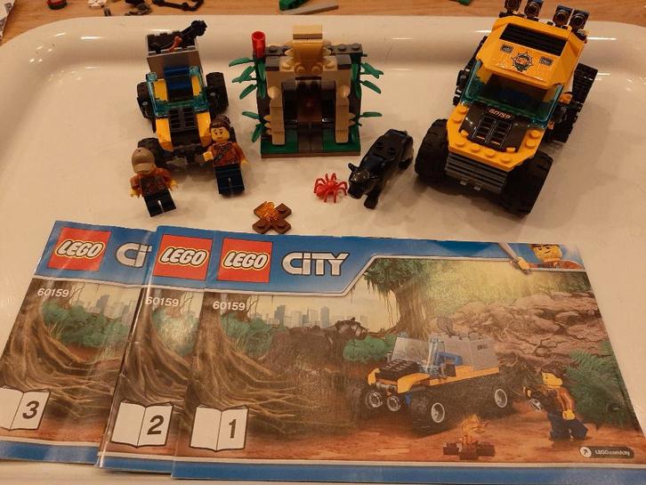 Lego City Jungle set 60159 Jungle Halftrack Mission, Kinderen en Baby's, Speelgoed | Duplo en Lego, Gebruikt, Lego, Complete set