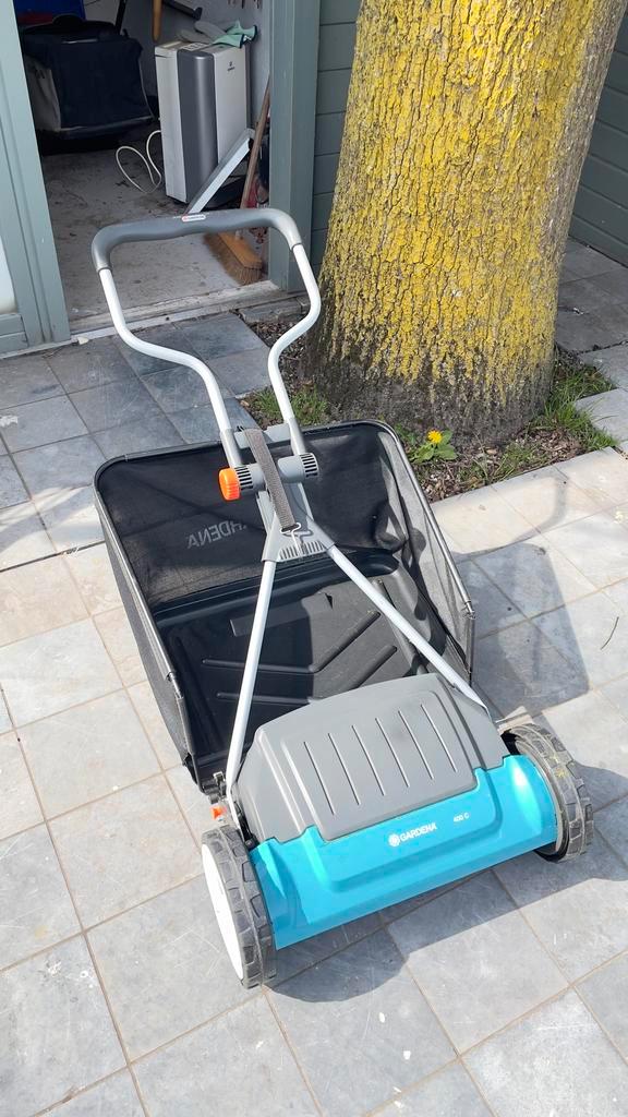 Tondeuse à gazon Gardena, Jardin & Terrasse, Tondeuses à gazon, Comme neuf, Tondeuses à gazon manuelles, 40 à 49 cm, Tondeuse à cylindre