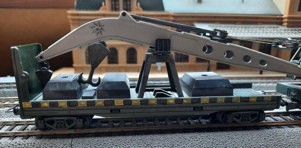 Lima 309058 Ho - Grue De Levage DB + Wagon Porte-flèche - Train Miniature