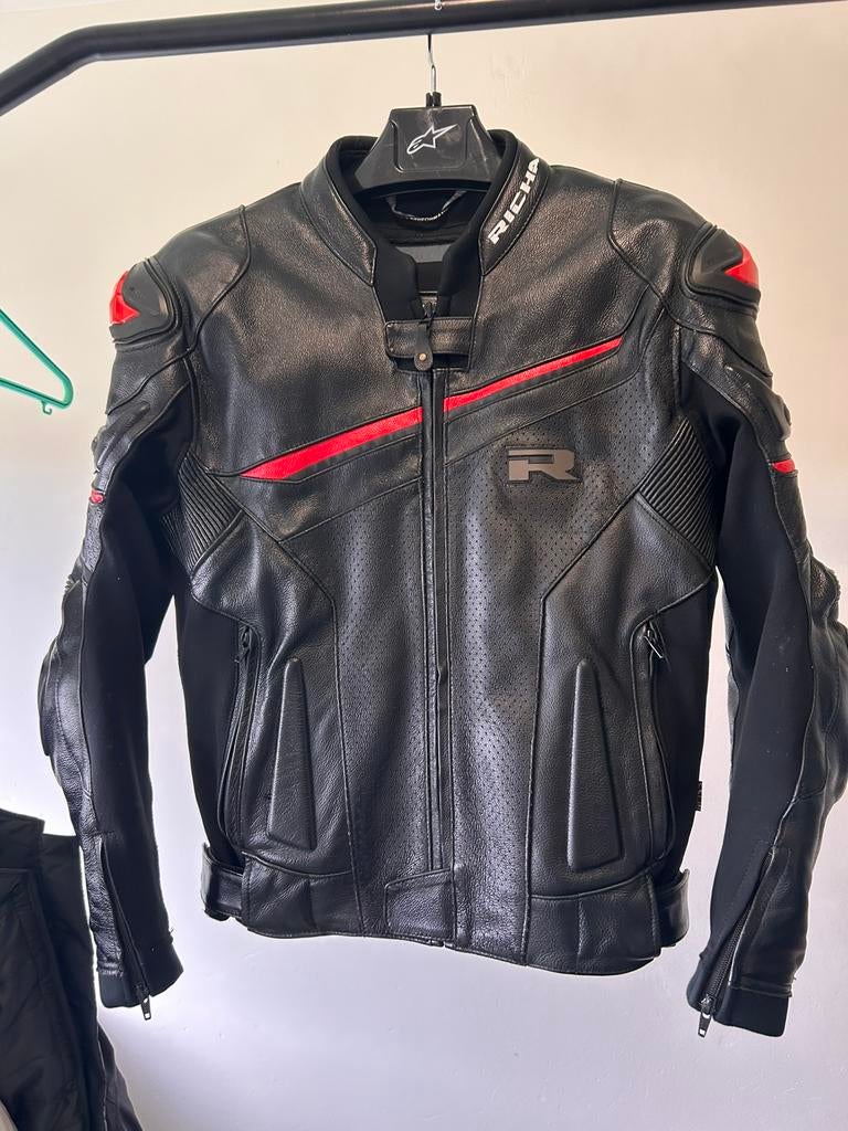 Motorjas richa mugello 2 maat 42, Motoren, Kleding | Motorkleding, Ophalen, Tweedehands, Heren, Jas | leer