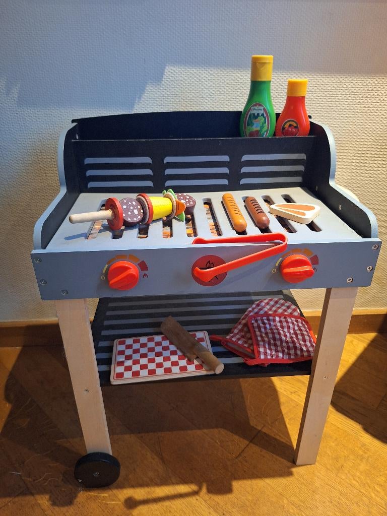 Houten barbeque, Ophalen, Zo goed als nieuw, Hout, Speelkeuken