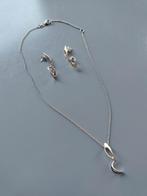 Belle parure boucles d'oreilles + chaîne et pendentif Argent, Enlèvement ou Envoi, Argent, Argent