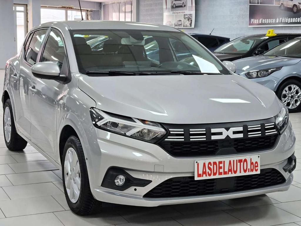 Dacia Sandero 1.0TCe Auto Android Carplay Led CAM Cruise Fro, Autos, Dacia, Argent ou Gris, Achat, Euro 6, Entreprise