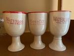 3 calices différents (en pierre)   bière  " WATERLOO ", Collections, Marques de bière, Enlèvement ou Envoi, Neuf, Chope(s)
