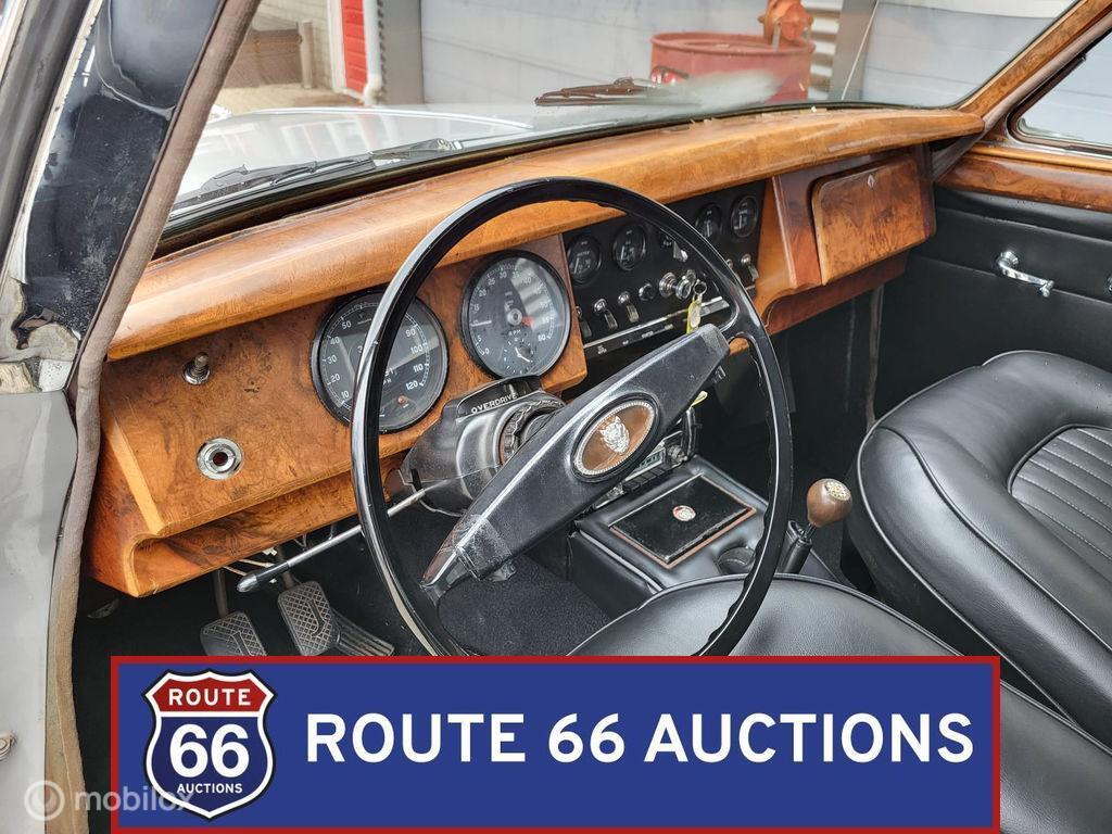 Jaguar Mk II 3.8 | 1961 | Route 66 Auctions, Auto's, Zwart, Bedrijf, Handgeschakeld, Overige carrosserie