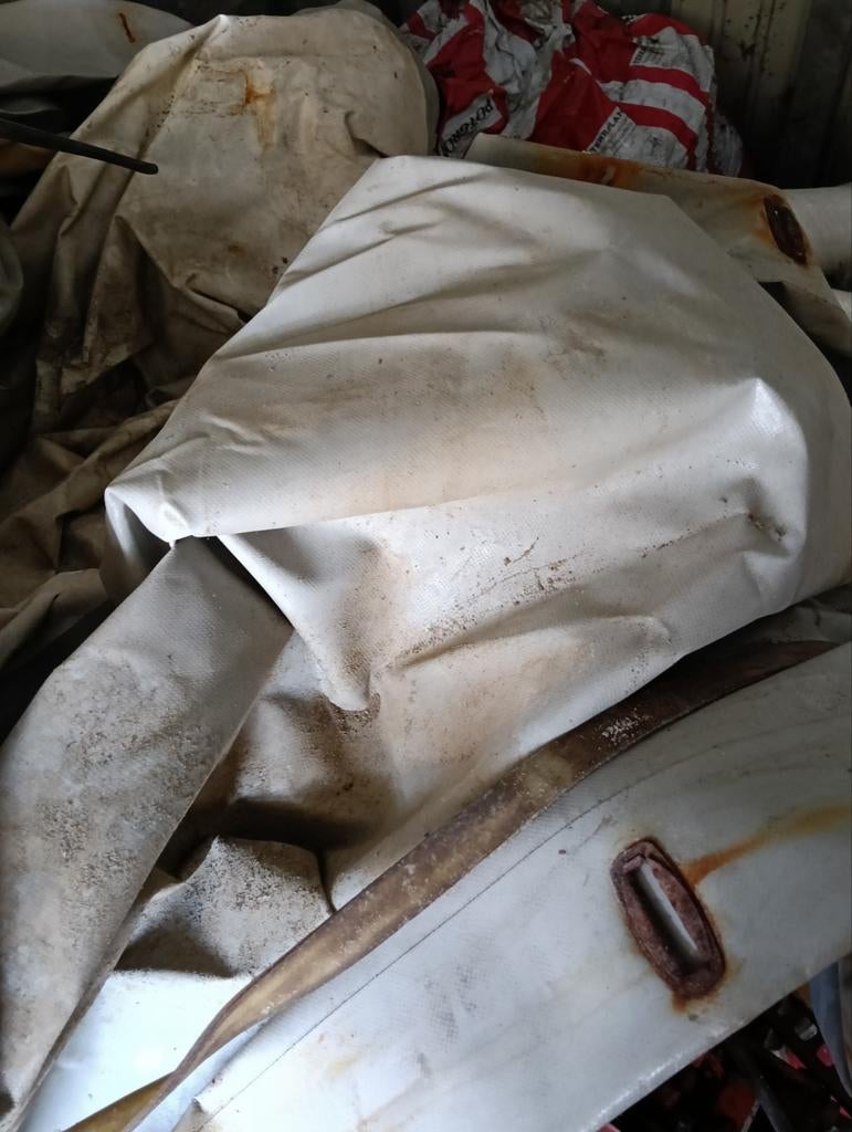 Aanhangwagen met werk aan, Ophalen, Gebruikt