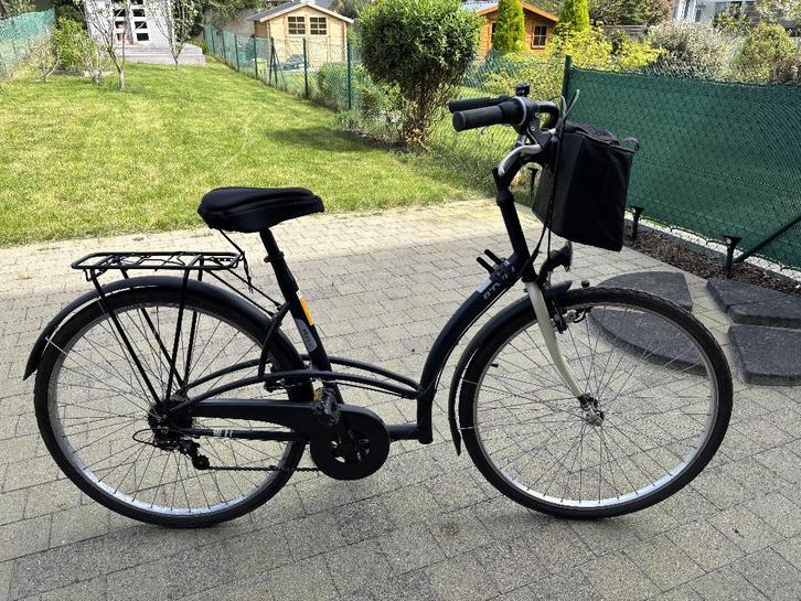 Vélo hollandais Elops 300, Vélos & Vélomoteurs, Vélos | Femmes | Vélos pour femme, Utilisé, Autres marques, Accès (extra) bas