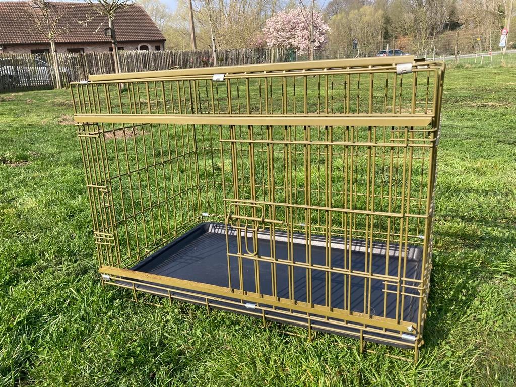 3 x hondenbench 75x50x57 schuifdeuren, Dieren en Toebehoren, Ophalen, Gebruikt, Minder dan 65 cm, Hondenhok