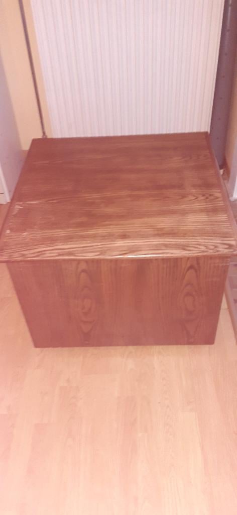 table d'appoint/étui à couverture, Enlèvement, Utilisé, Carré, Hout