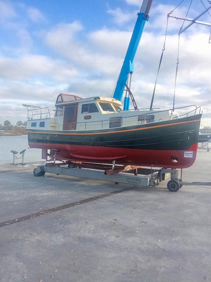 Historische Kruiser, Watersport en Boten, Motorboten en Motorjachten, Gebruikt, Staal, 9 tot 12 meter, Diesel, Binnenboordmotor