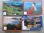 4 volledige wat oudere puzzels, zijn prima in orde en mooi, Ophalen, 500 t/m 1500 stukjes, Gebruikt, Legpuzzel