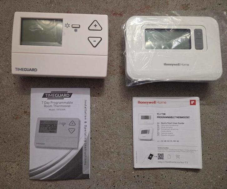 Honeywell thermostaat en Timeguard-thermostaat, Doe-het-zelf en Bouw, Thermostaten, Ophalen
