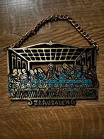 Beeldje in koper laatste avondmaal 10 cm, Antiek en Kunst, Ophalen